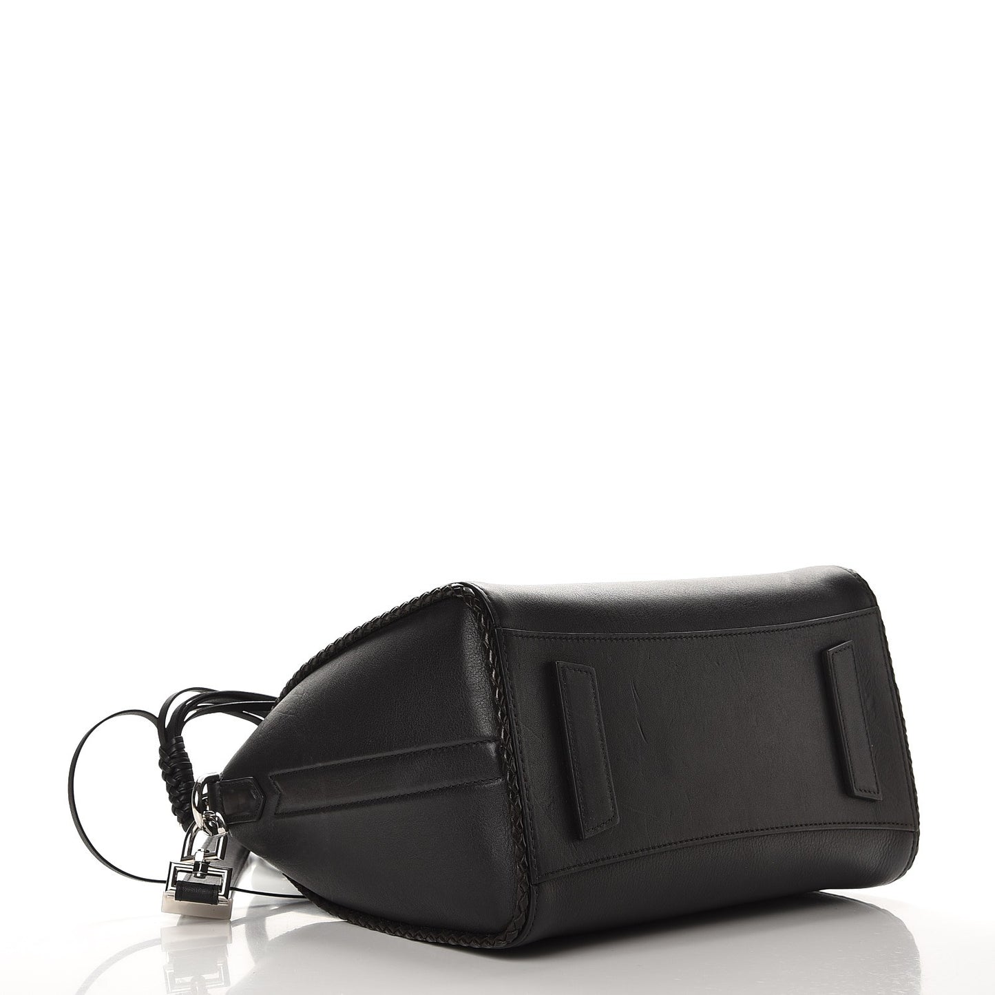 Calfskin Braid Small Antigona Black