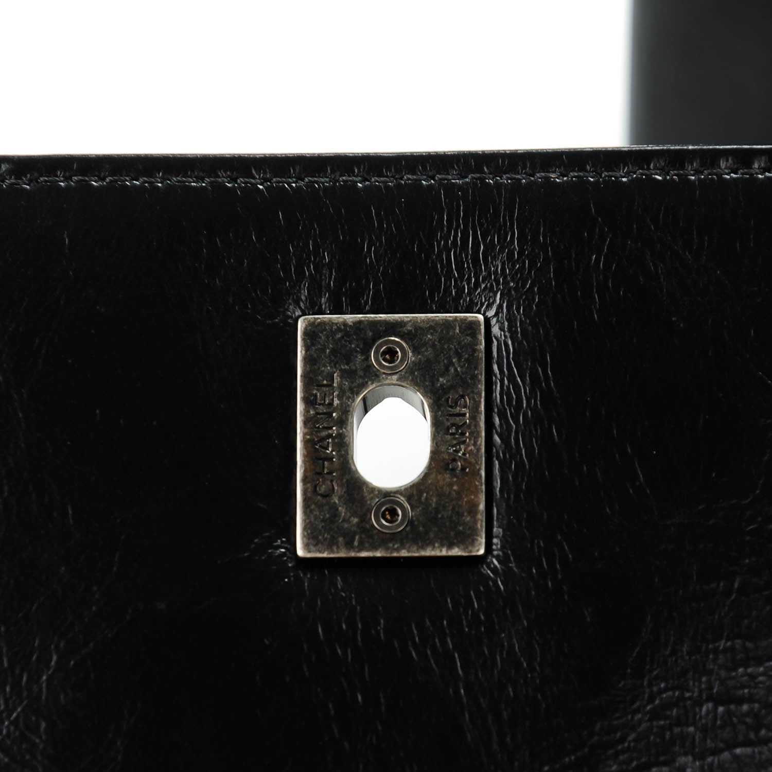 Chanel Glazed Calfskin Quilted Small Korean Garden Flap Black 5 of 8