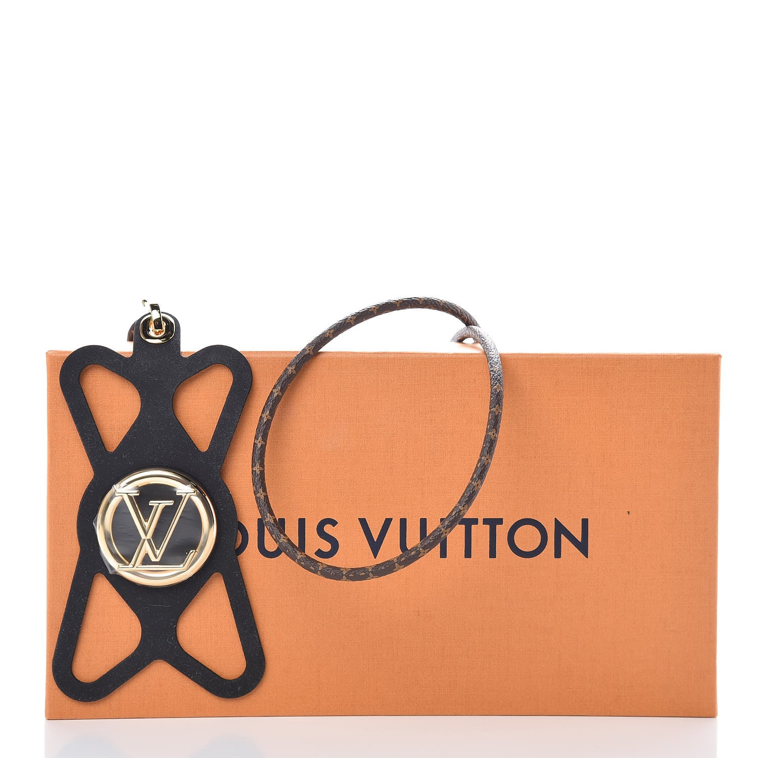 Louis Vuitton Monogram Silicone Louise Phone Holder Black 5 of 5