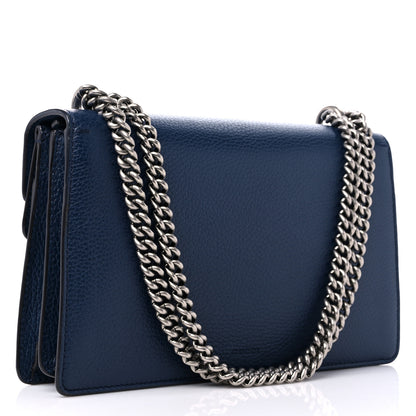 Gucci Dollar Calfskin Crystal Small Dionysus Shoulder Bag Blue Agata Montana Sapphire 3 of 10