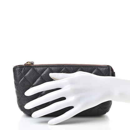 Chanel Caviar Cosmetic Case Black 2 of 6