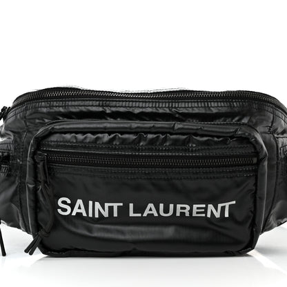 Saint Laurent Nylon Logo Ripstop Body Belt Bag Black 7 of 9