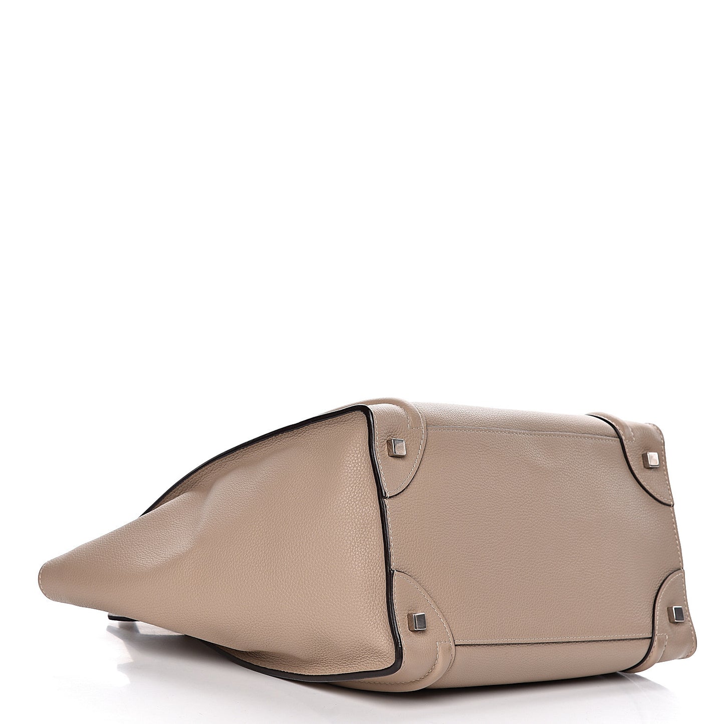 Drummed Calfskin Mini Luggage Dune