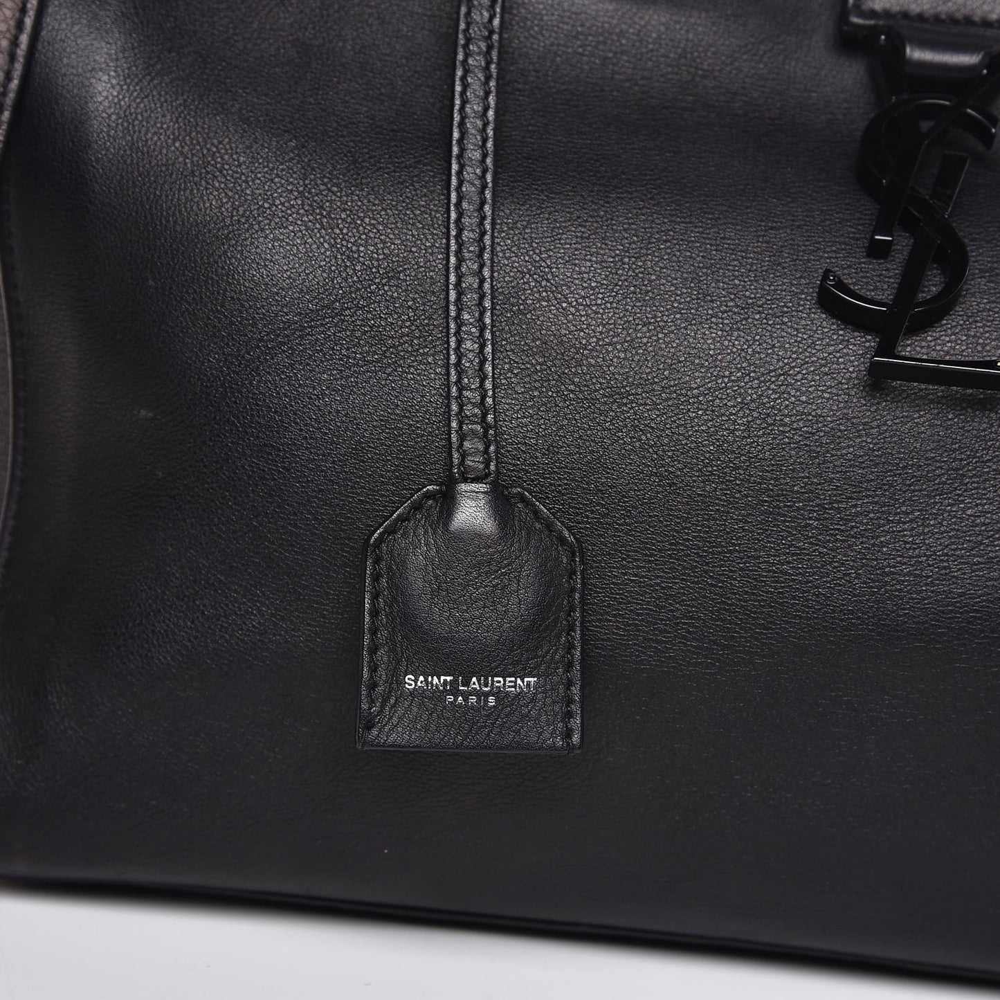 Calfskin Small Monogram Downtown Cabas Black