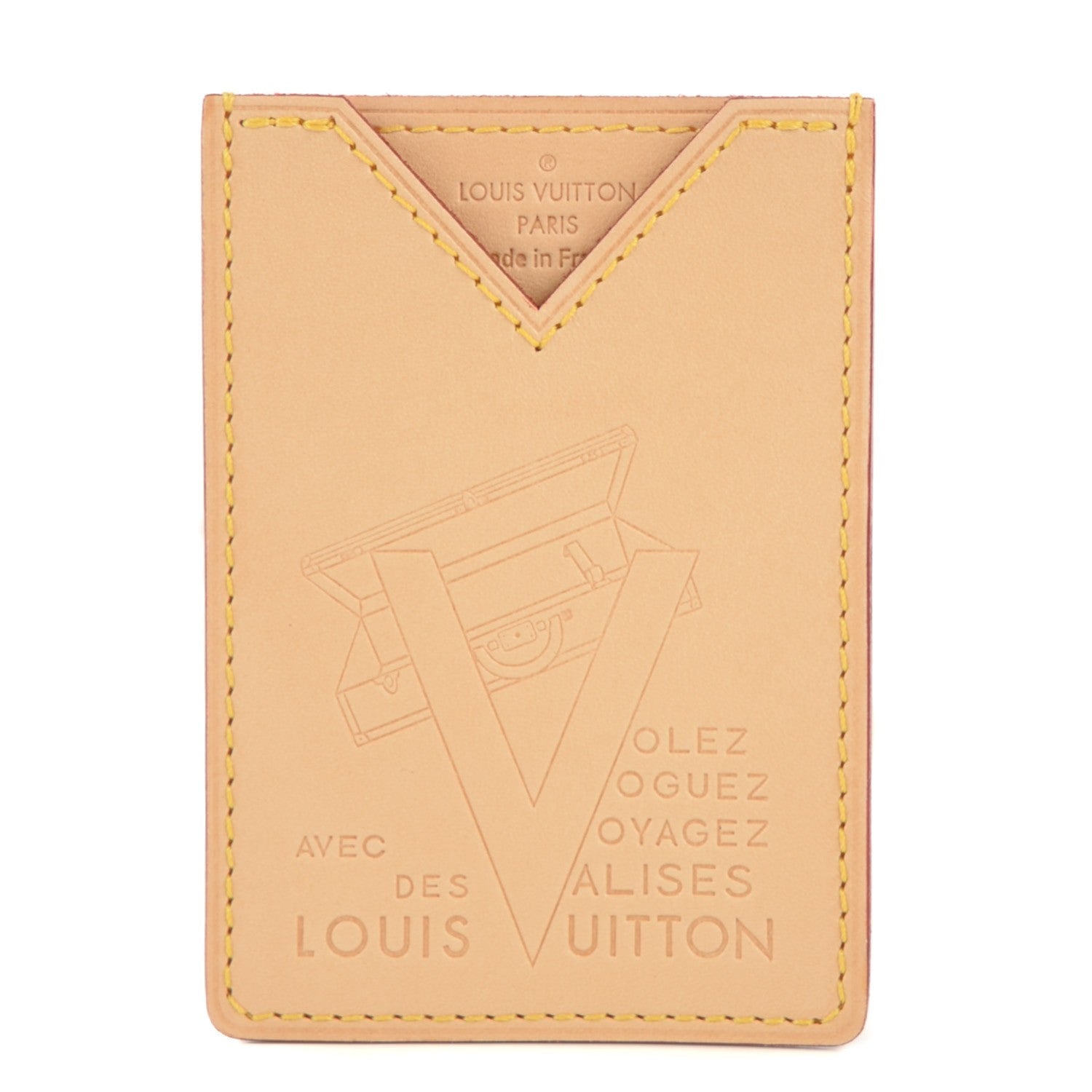 Louis Vuitton Vachetta Voyages Card Holder 1 of 5