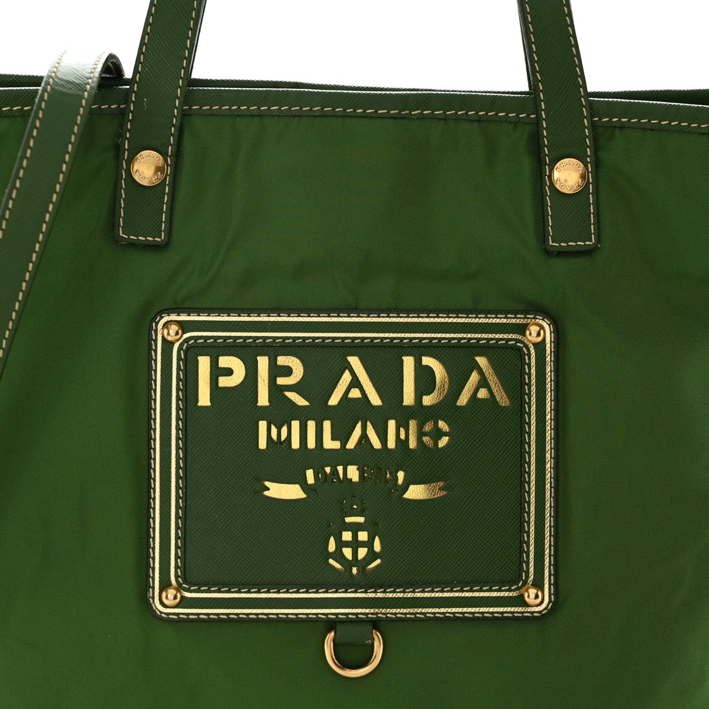 Tessuto Nylon Oro Tote Larice