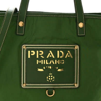 Prada Tessuto Nylon Oro Tote Larice 8 of 12