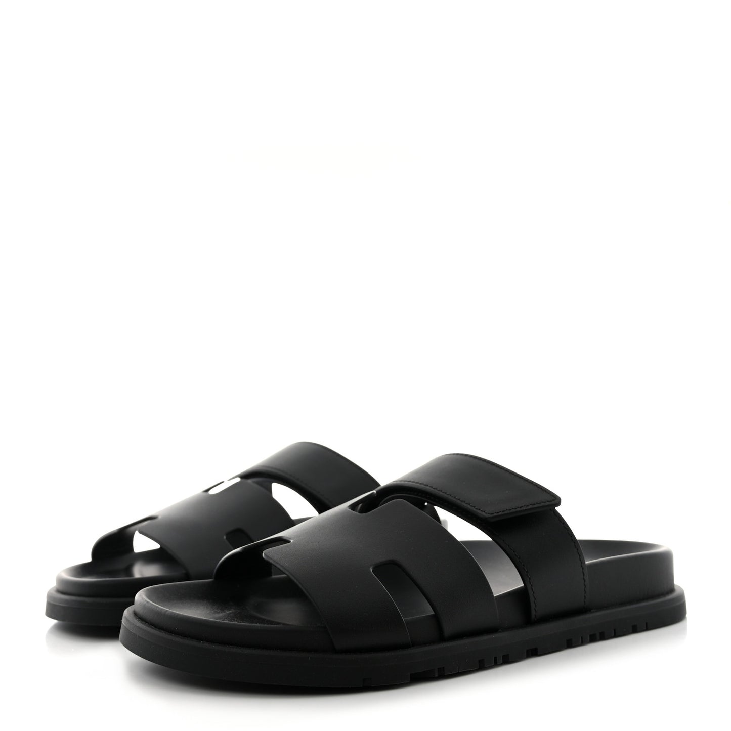 Calfskin Mens Chypre Sandals 39 Black