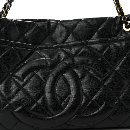 Chanel Caviar Quilted Timeless CC Soft Tote Black 8 of 11