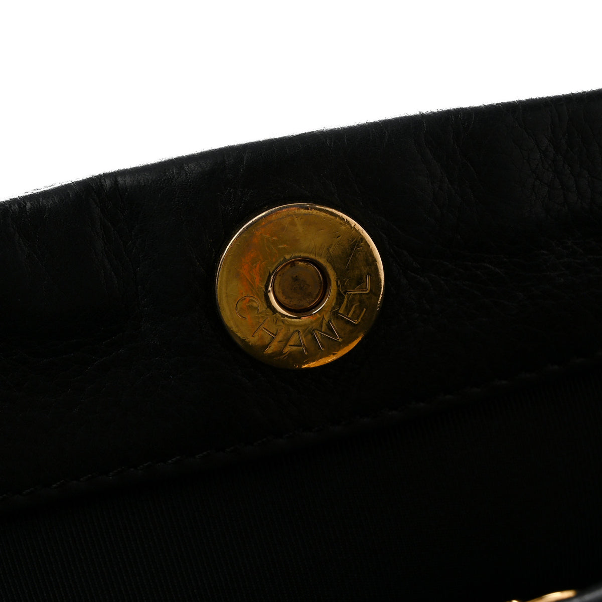 Calfskin Quilted Large Chain Me Hobo Black