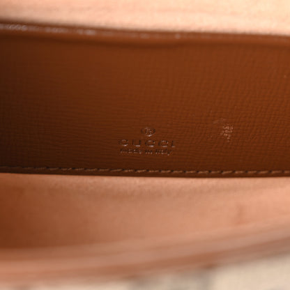 Gucci GG Supreme Monogram Azalea Calfskin Web Mini Jackie 1961 Hobo Beige Ebony Brown Sugar 6 of 10