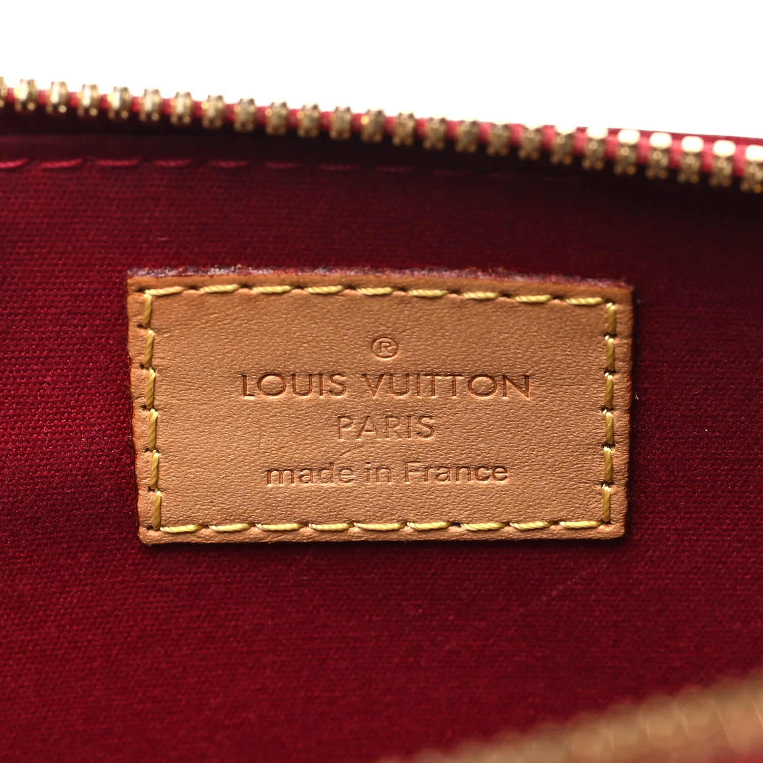 Louis Vuitton Vernis Alma BB Pomme D'Amour 6 of 9