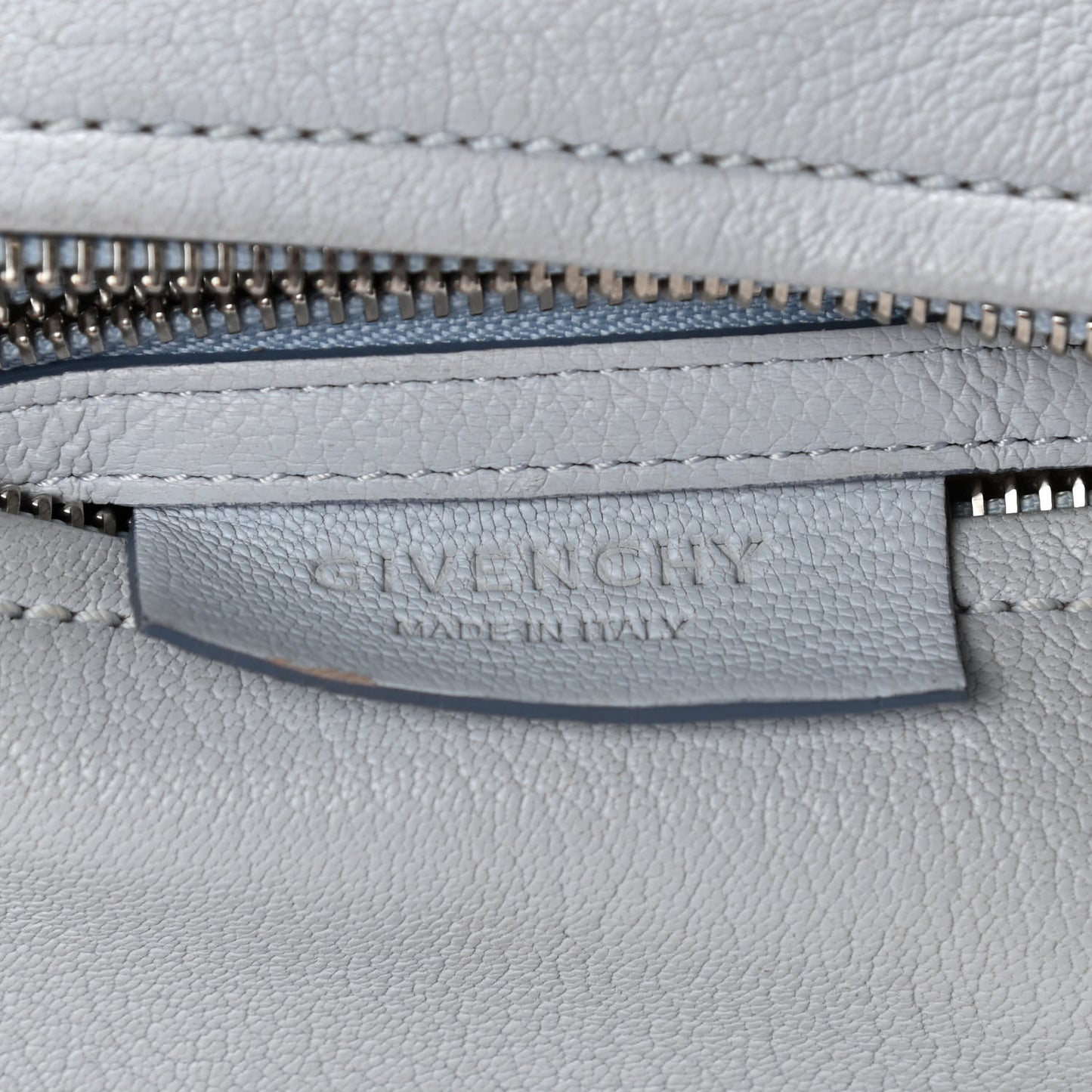 Sugar Goatskin Mini Pandora Baby Blue
