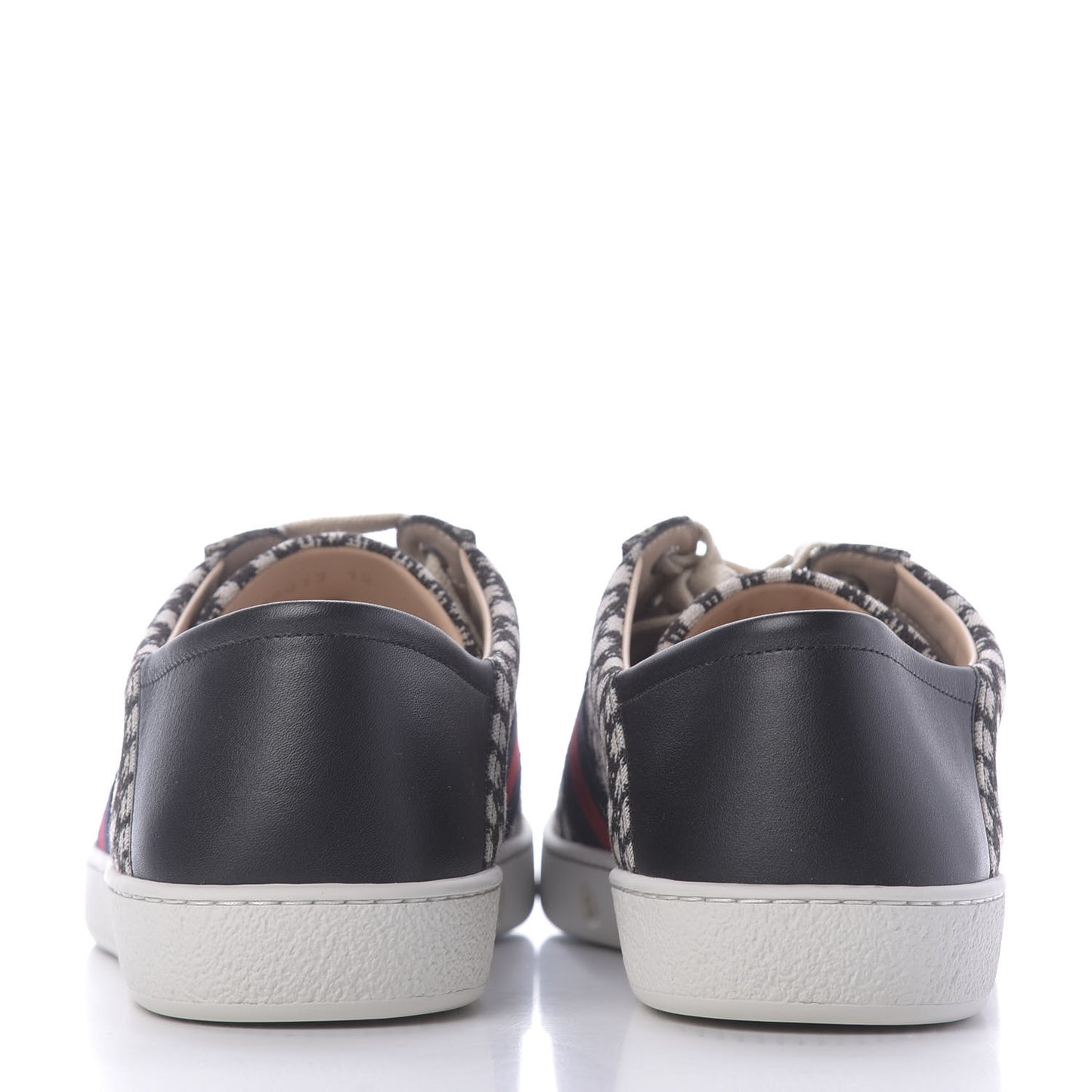 Jacquard Bee Embroidered Mens Ace Sneakers 12 Black Ivory