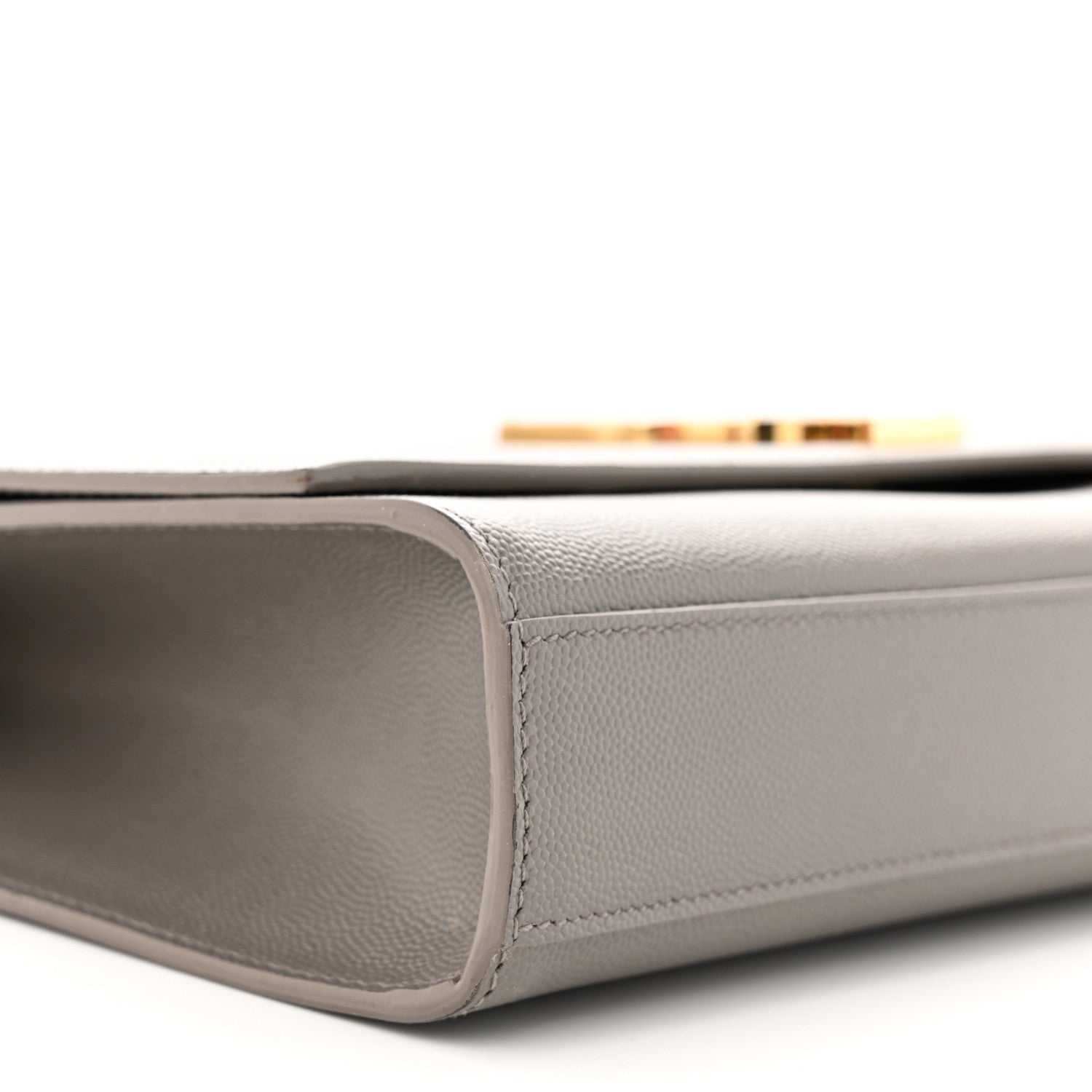 Saint Laurent Grain De Poudre Large Classic Monogram Kate Satchel Earth 8 of 9