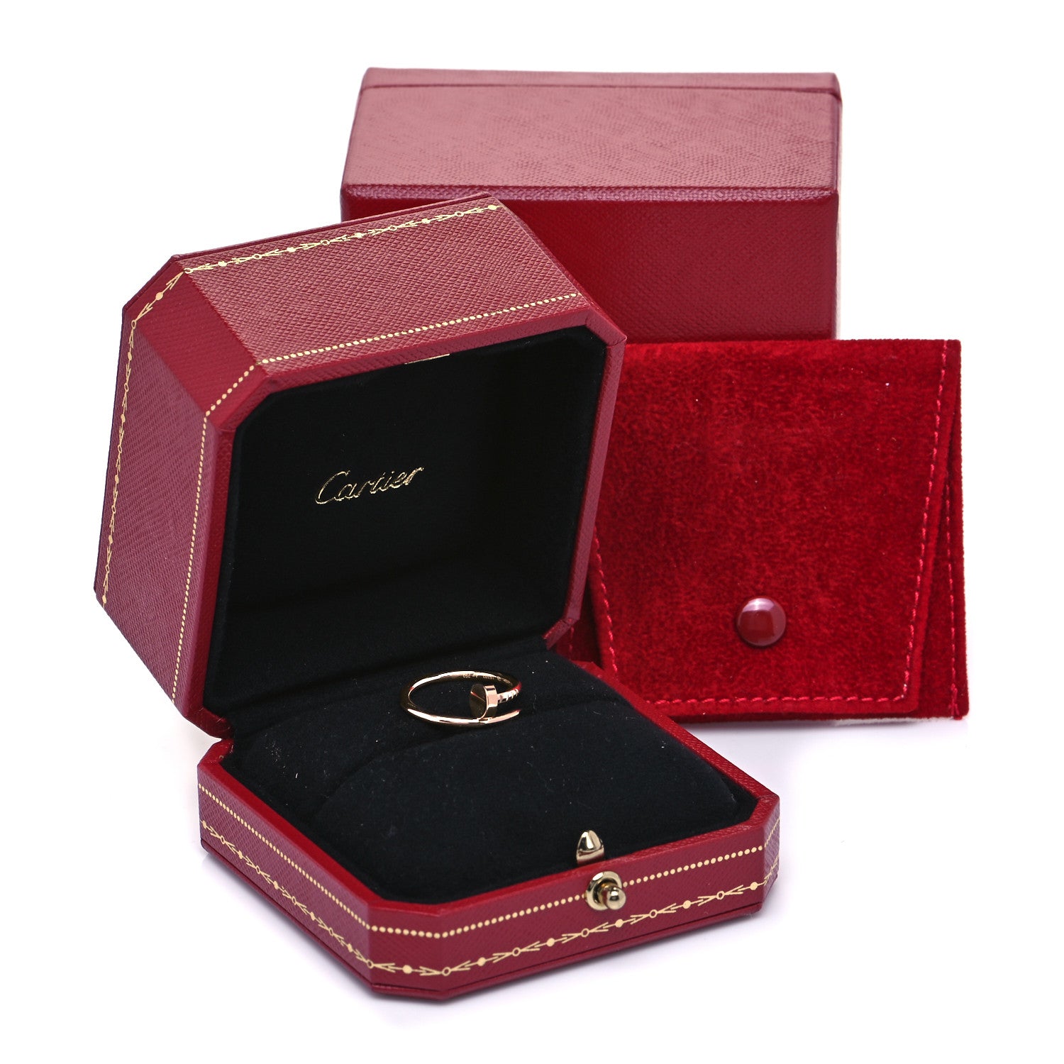 Cartier 18K Pink Gold Small Juste Un Clou Ring 49 5 12 of 12