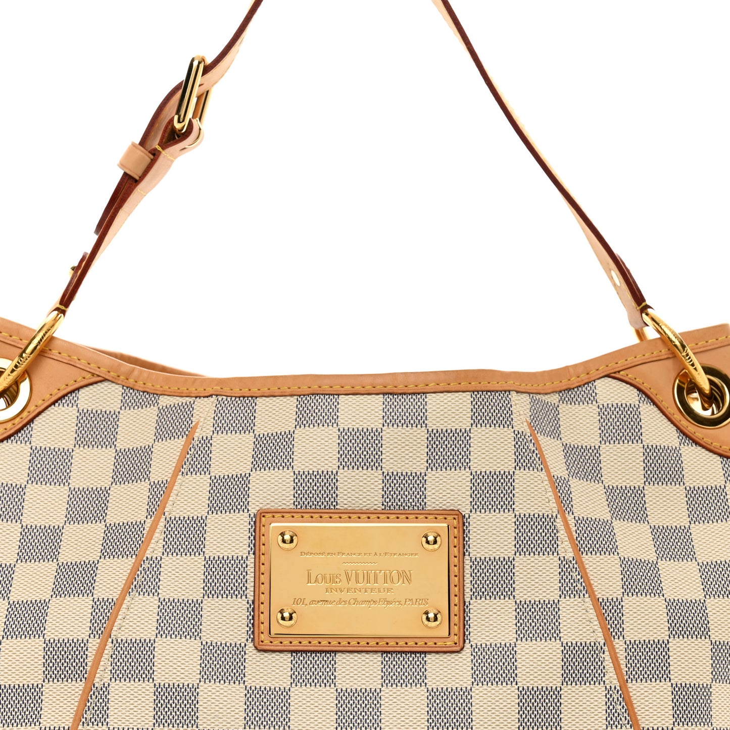 LOUIS VUITTON Damier Azur Galliera PM