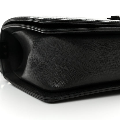 Chanel Caviar Quilted Medium Boy Flap So Black 9 of 11