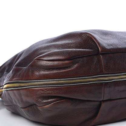 Prada Vitello Daino Zip Hobo Bruciato 13 of 17