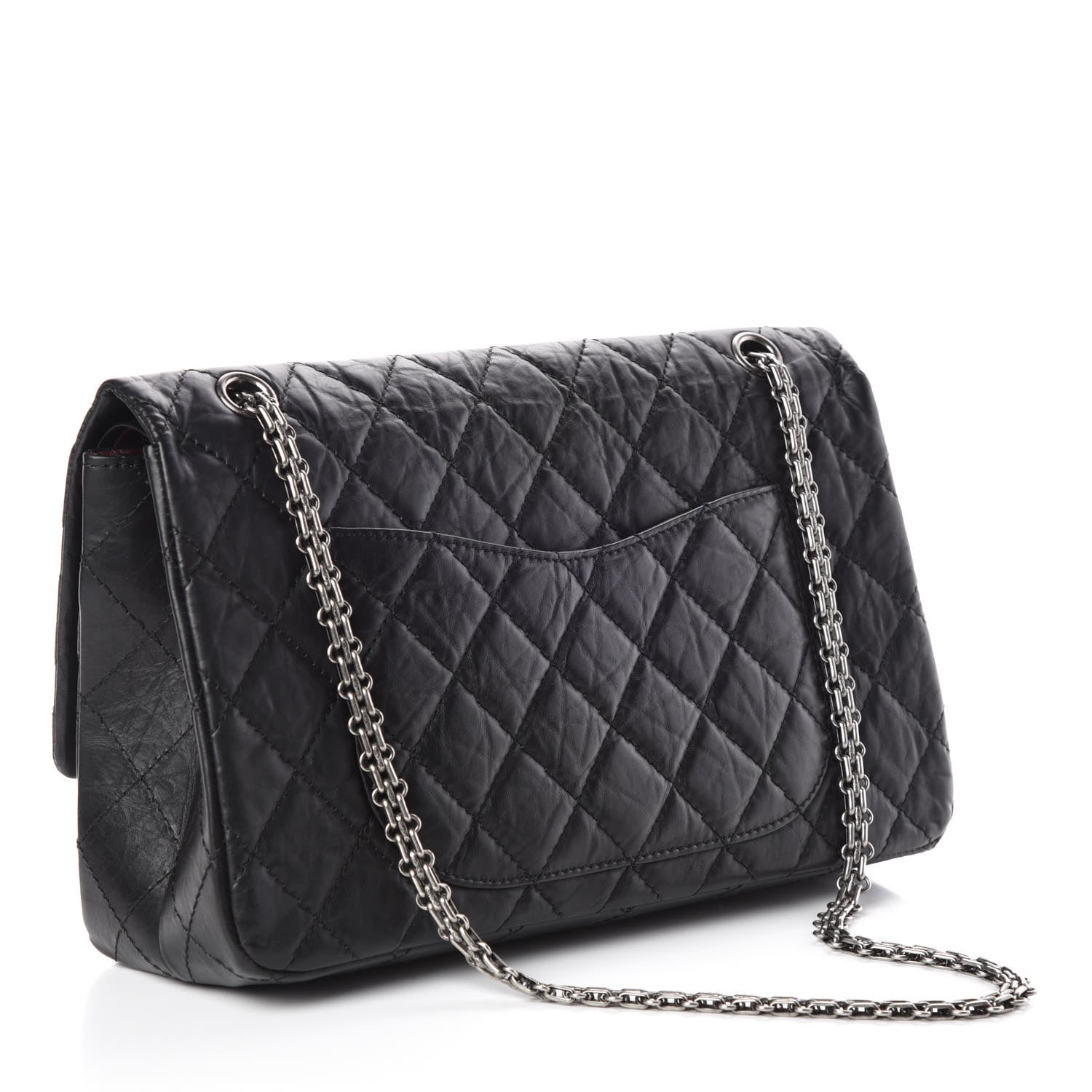 Chanel Aged Calfskin Quilted 2.55 Reissue 227 Flap Black 3 of 10