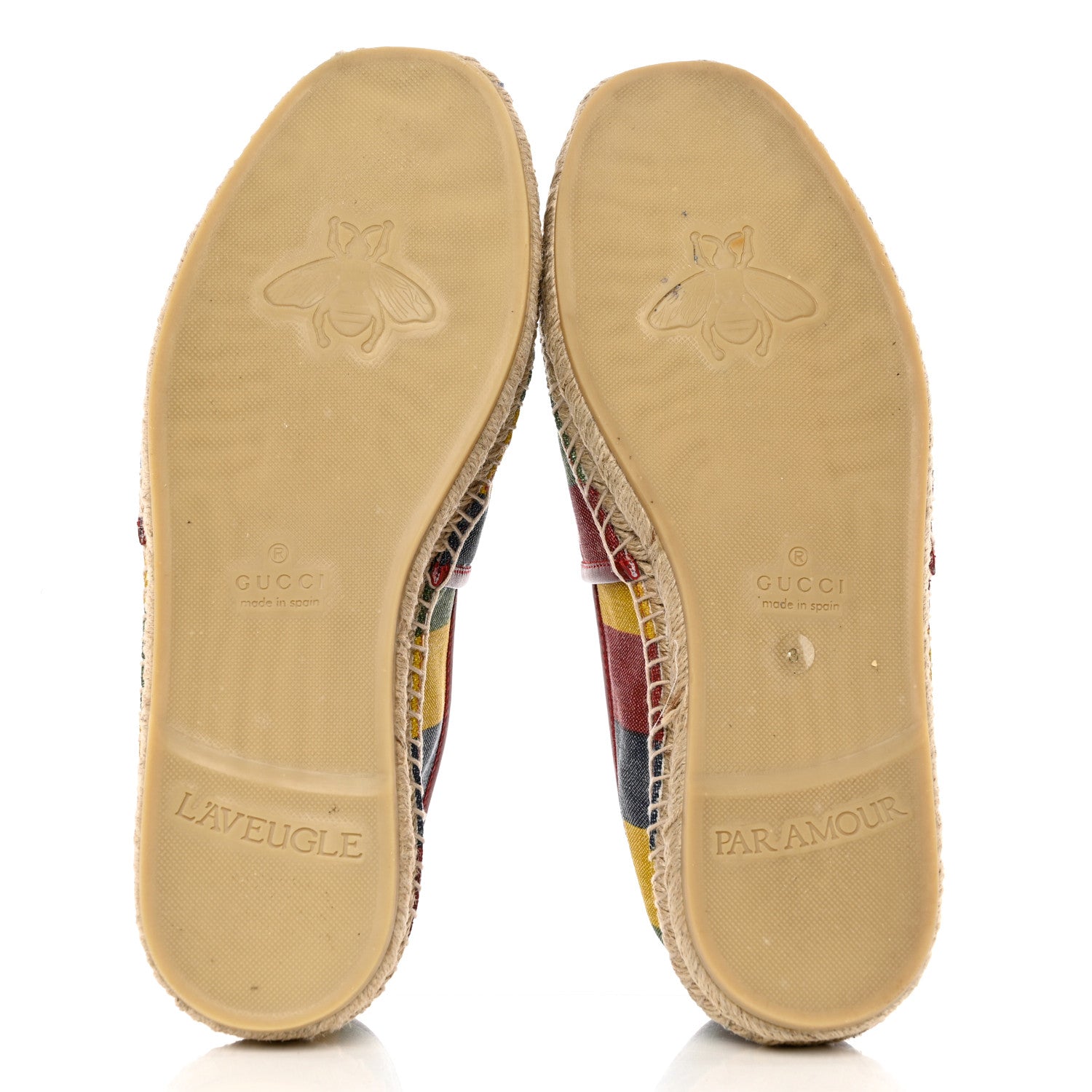 Gucci Canvas Baiadera Stripe Mens Espadrilles 8 Multicolor 5 of 10