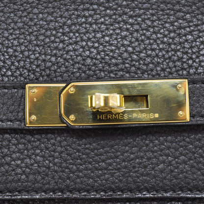 Hermes Taurillon Clemence Birkin 40 Black 6 of 10