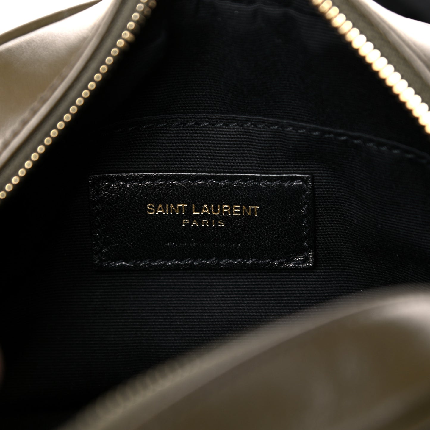 Calfskin Matelasse Monogram Lou Belt Bag Military Olive
