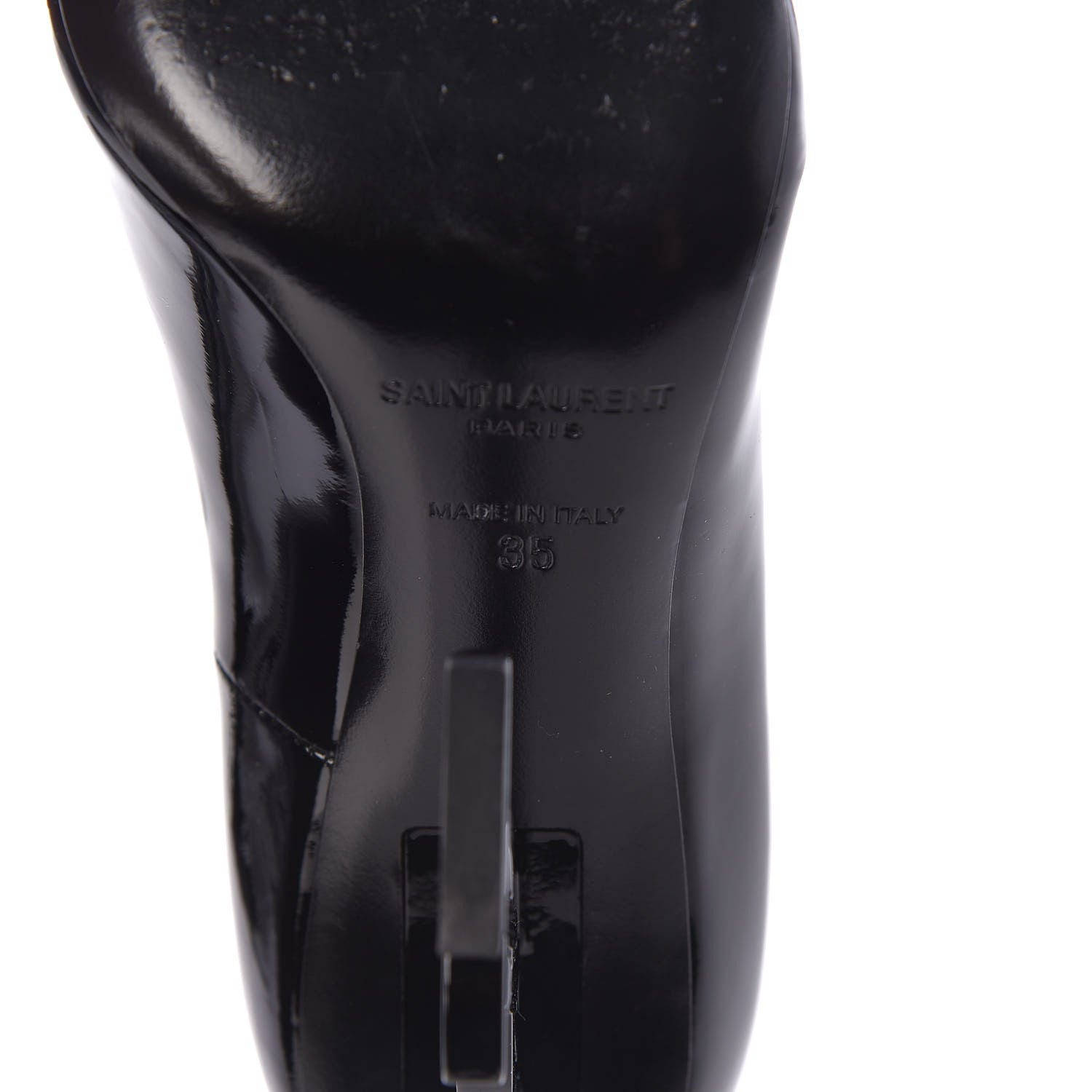 Saint Laurent Patent Opyum 110 Pumps 35 Black 6 of 9