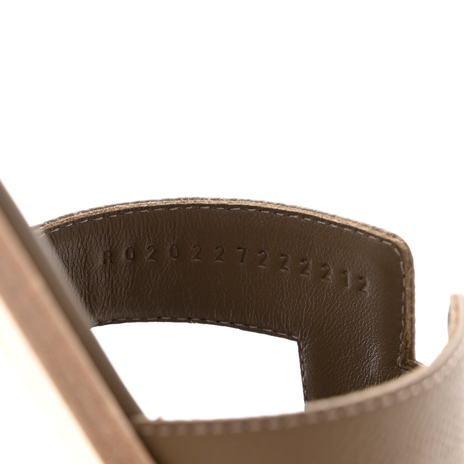 Hermes Epsom Oran Sandals 39 Etoupe 8 of 8