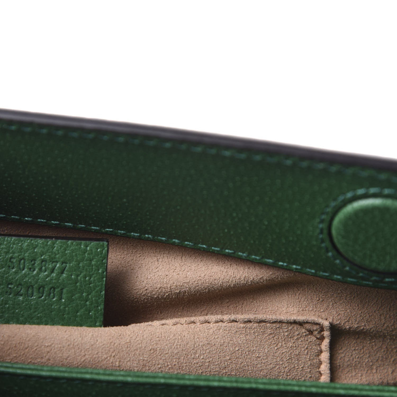 Gucci GG Supreme Monogram Flora Web Small Ophidia Chain Shoulder Bag Green 9 of 11