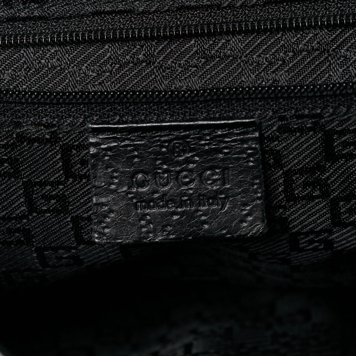 Gucci Calfskin Bamboo Handle Jackie O Hobo Black 6 of 9