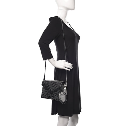 Alaia Calfskin Studded Arabesque Shoulder Bag Black 2 of 10