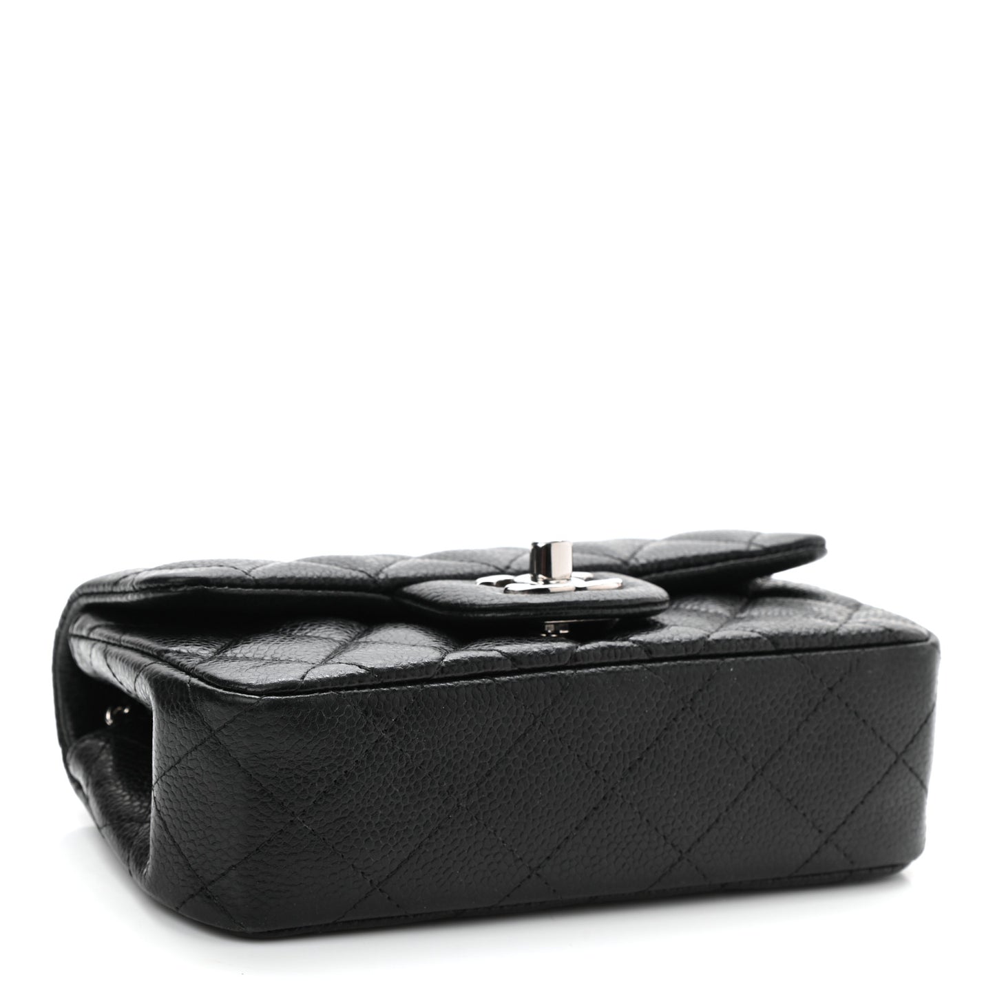 Caviar Quilted Extra Mini Flap Black