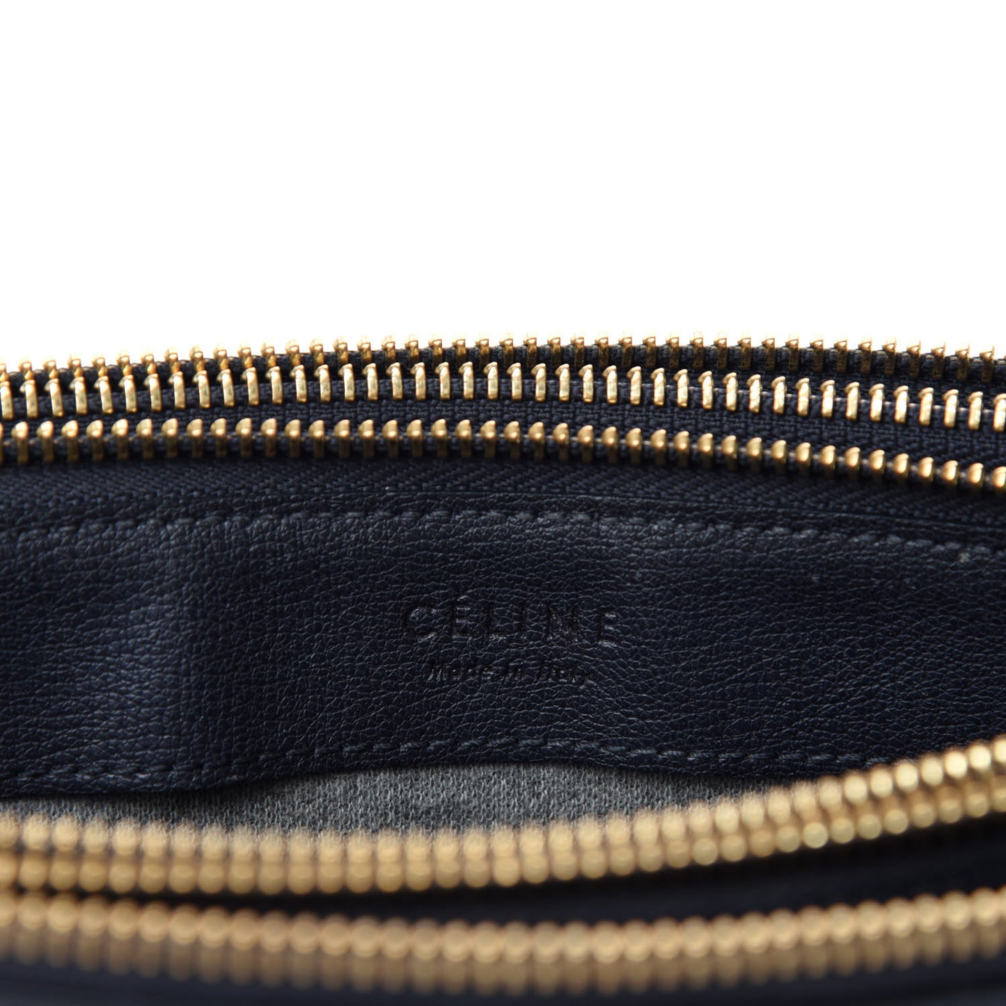 Goatskin Large Trio Crossbody Bag Dark Blue