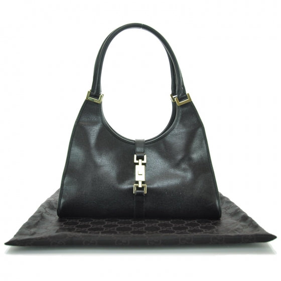 Leather Small Bardot Black