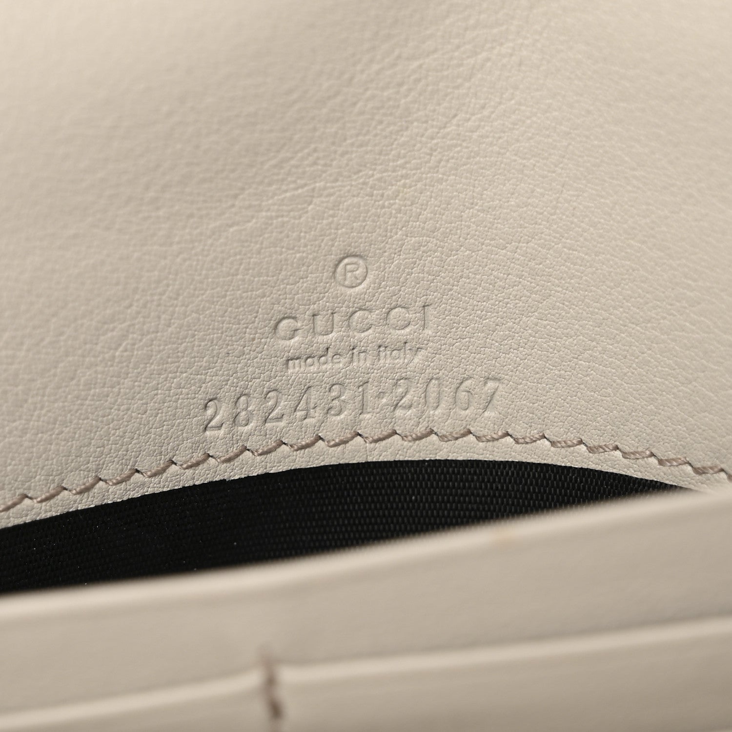 Gucci Guccissima Sukey Continental Wallet Off White 5 of 10