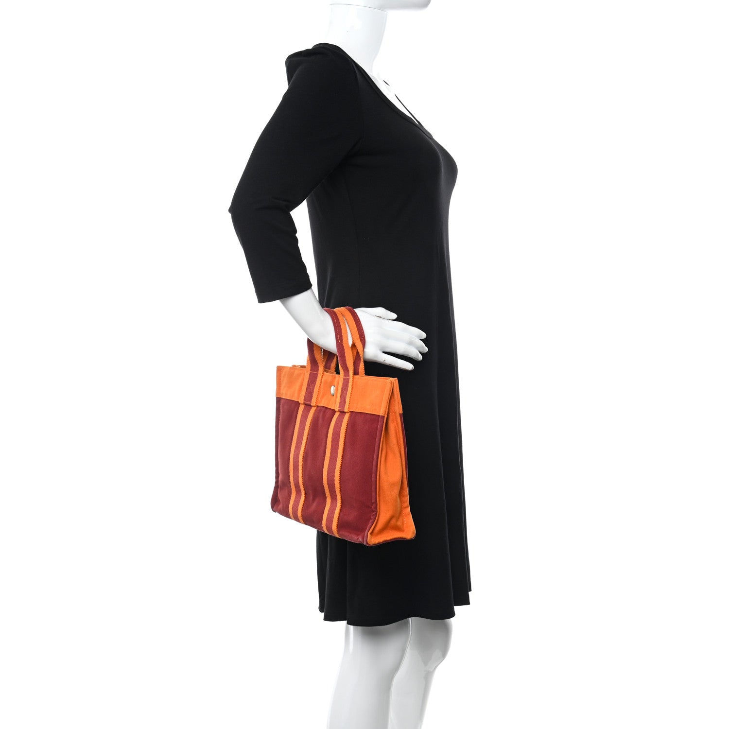Hermes Canvas Herline Tote PM 2 of 14