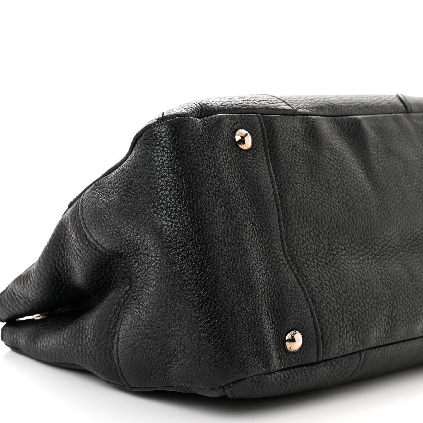 Vitello Daino Tote Black