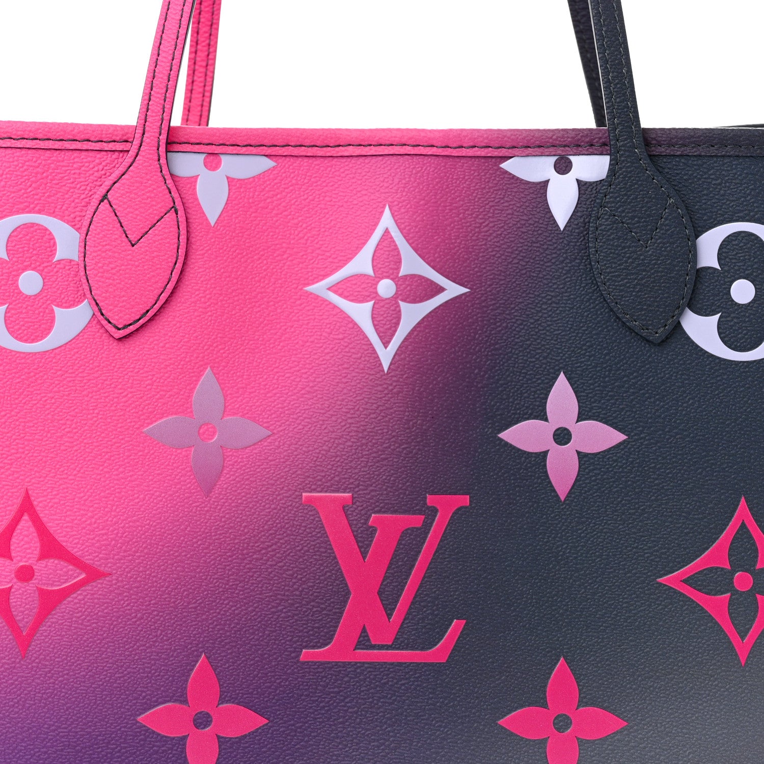 Louis Vuitton Monogram Giant Spring In The City Neverfull MM Midnight Fuchsia 8 of 11