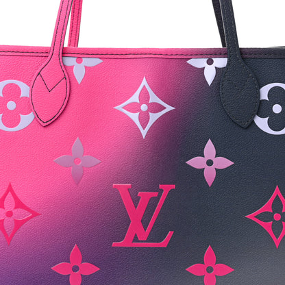 Louis Vuitton Monogram Giant Spring In The City Neverfull MM Midnight Fuchsia 8 of 11