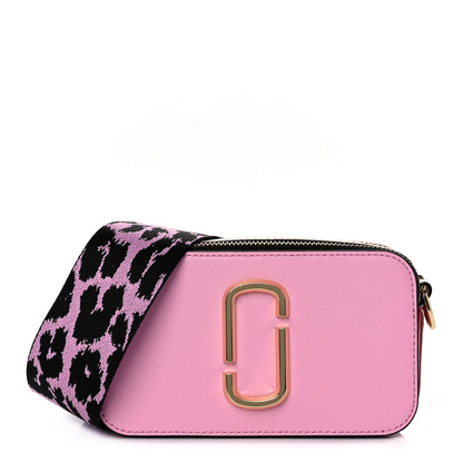 Marc Jacobs Saffiano Small Snapshot Camera Bag Pink Multicolor 1 of 11