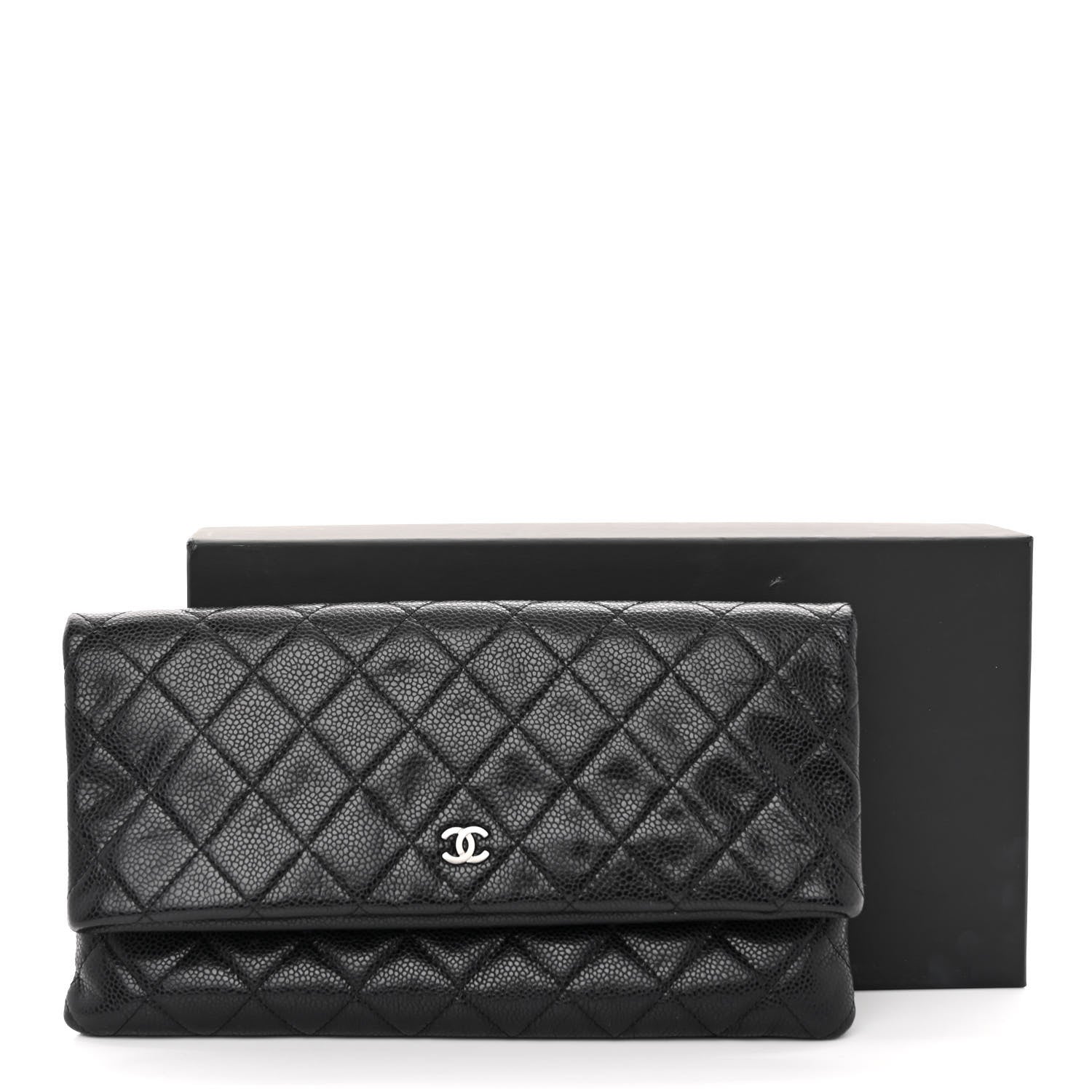 Chanel Caviar Quilted CC Beauty Clutch Black 11 of 11