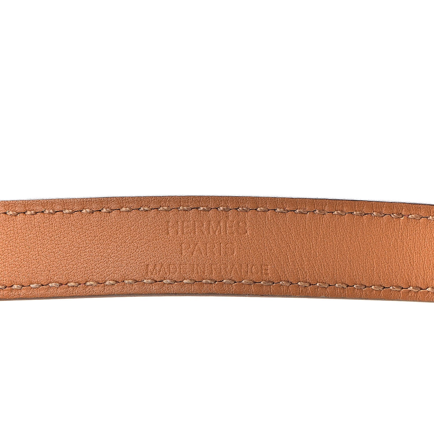 Hermes Epsom Kelly Double Tour Bracelet XS Rose Jaipur 4 of 6