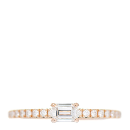Cartier 18K Pink Gold Diamond Etincelle De Cartier Engagement Ring 47 4 1 of 5