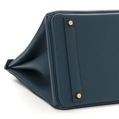 Hermes Togo Birkin 40 Bleu De Prusse 9 of 10