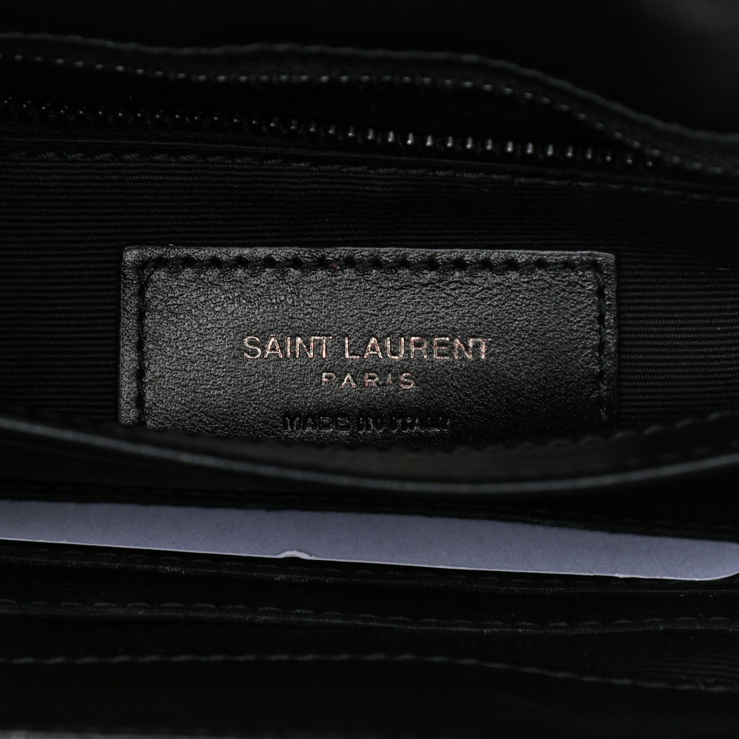 Calfskin Y Quilted Monogram Toy Loulou Crossbody Bag Black