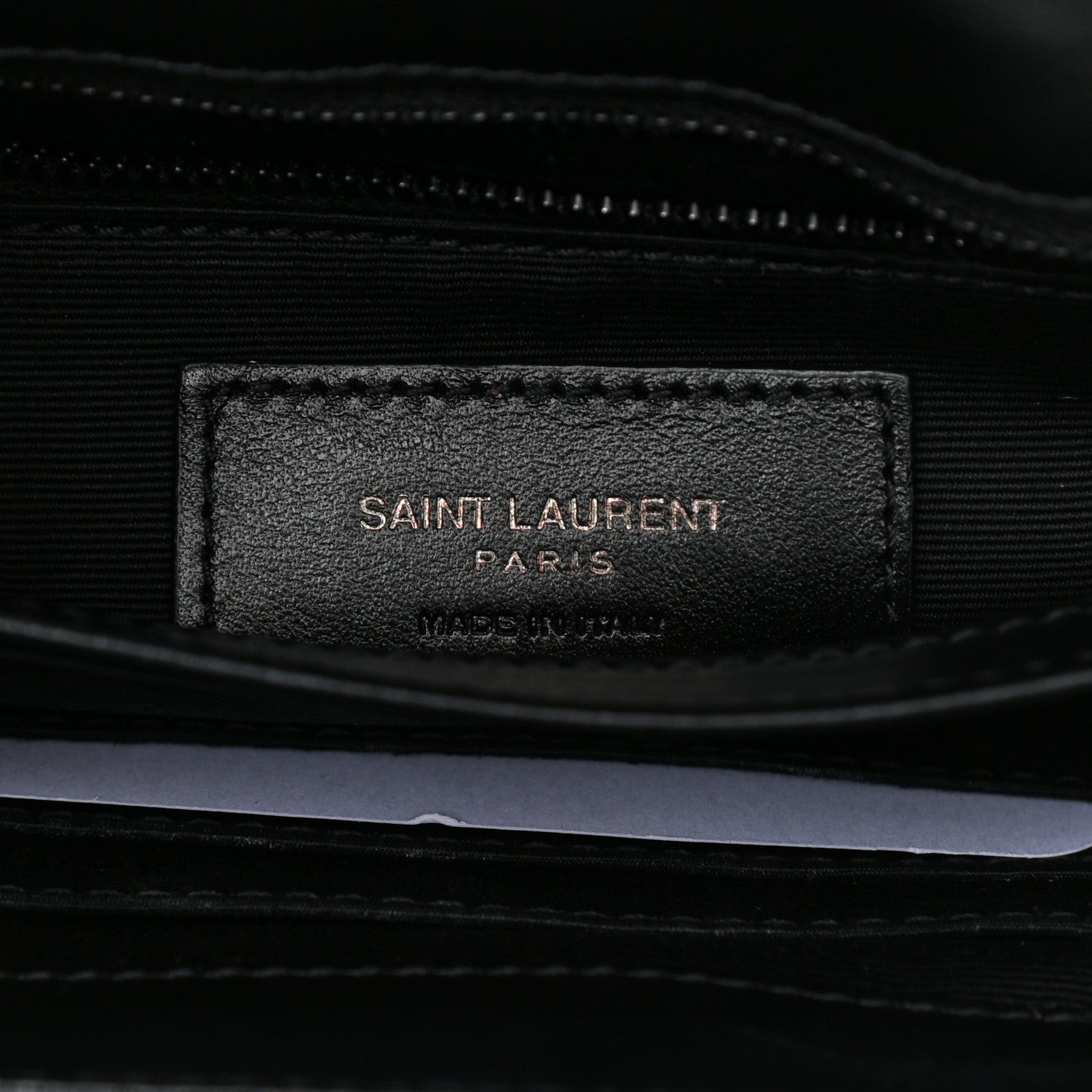 Saint Laurent Calfskin Y Quilted Monogram Toy Loulou Crossbody Bag Black 6 of 10