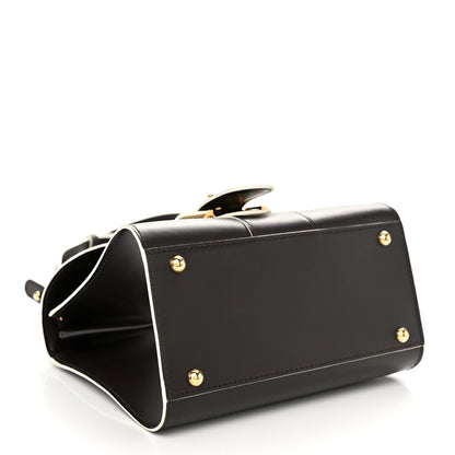 Delvaux Box Calfskin Mini Brillant Satchel Brown 4 of 10