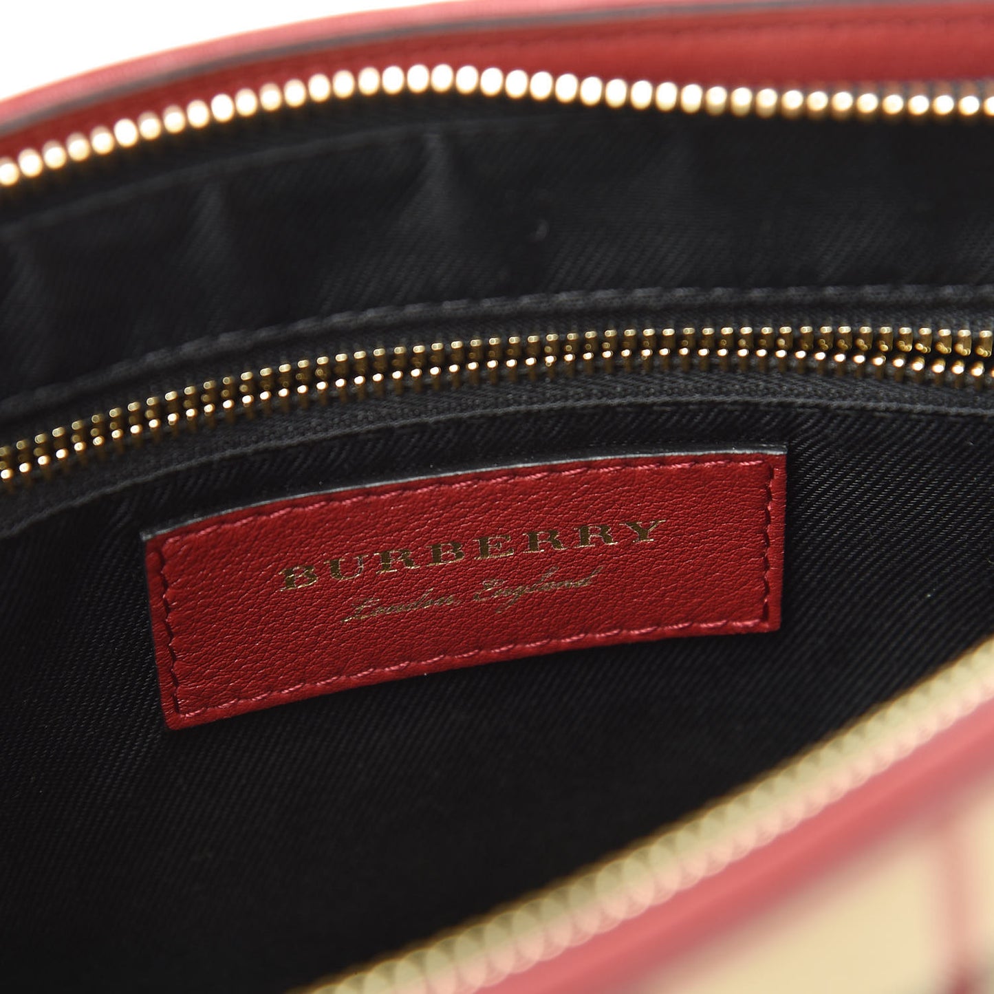 Horseferry Check Small Chichester Crossbody Clutch Bag Parade Red
