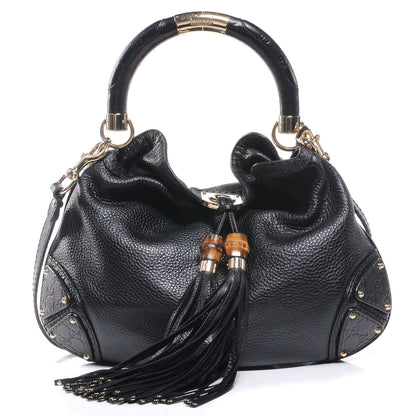 Gucci Leather Small Indy Black 1 of 7